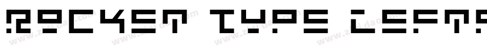 Rocket Type Leftalic字体转换